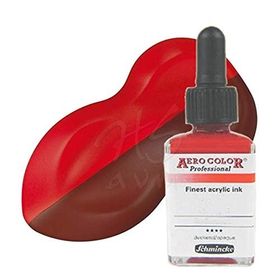 Schmincke Aero Color No:303 Red Madder Light 28 ml Akrilik Mürekkep