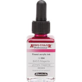 Schmincke Aero Color No:304 Primary Magenta 28 ml Akrilik Mürekkep