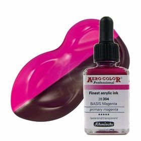 Schmincke Aero Color No:304 Primary Magenta 28 ml Akrilik Mürekkep