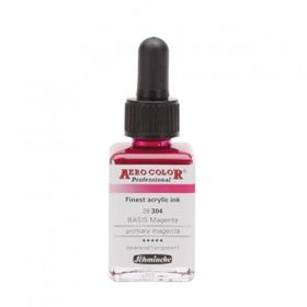 Schmincke Aero Color No:304 Primary Magenta 28 ml Akrilik Mürekkep
