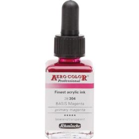 Schmincke Aero Color No:304 Primary Magenta 28 ml Akrilik Mürekkep