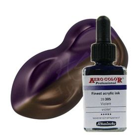 Schmincke Aero Color No:305 Violet 28 ml Akrilik Mürekkep