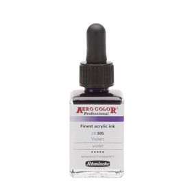 Schmincke Aero Color No:305 Violet 28 ml Akrilik Mürekkep