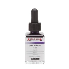 Schmincke Aero Color No:305 Violet 28 ml Akrilik Mürekkep