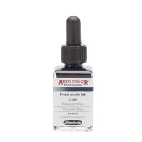 Schmincke Aero Color No:401 Prussian Blue 28 ml Akrilik Mürekkep