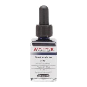 Schmincke Aero Color No:401 Prussian Blue 28 ml Akrilik Mürekkep