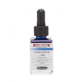 Schmincke Aero Color No:403 Sapphire Blue 28 ml Akrilik Mürekkep