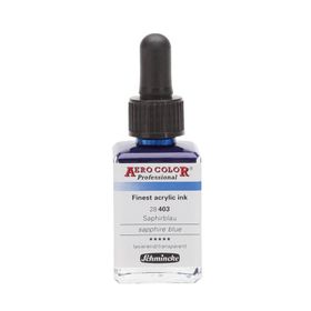 Schmincke Aero Color No:403 Sapphire Blue 28 ml Akrilik Mürekkep