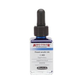 Schmincke Aero Color No:403 Sapphire Blue 28 ml Akrilik Mürekkep