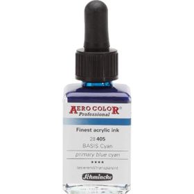 Schmincke Aero Color No:405 Primary Blue Cyan 28 ml Akrilik Mürekkep