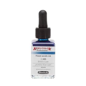 Schmincke Aero Color No:405 Primary Blue Cyan 28 ml Akrilik Mürekkep