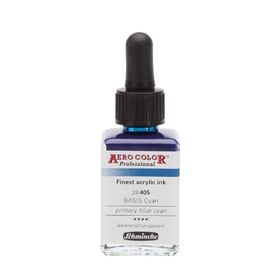 Schmincke Aero Color No:405 Primary Blue Cyan 28 ml Akrilik Mürekkep