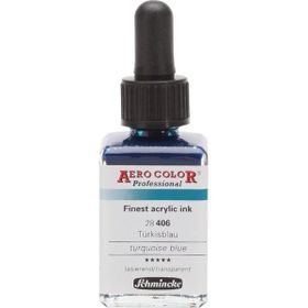 Schmincke Aero Color No:406 Turquoise Blue 28 ML Akrilik Mürekkep