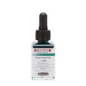 Schmincke Aero Color No:500 Phthalo Green 28 ml Akrilik Mürekkep