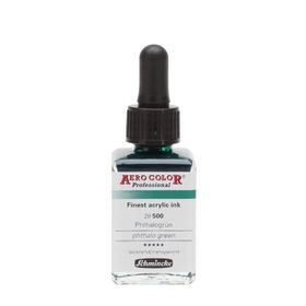 Schmincke Aero Color No:500 Phthalo Green 28 ml Akrilik Mürekkep