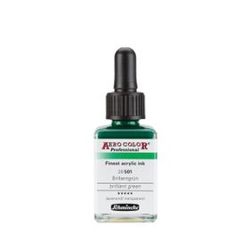 Schmincke Aero Color No:501 Brilliant Green 28 ML Akrilik Mürekkep