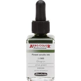 Schmincke Aero Color No:503 Olive Green 28 ml Akrilik Mürekkep