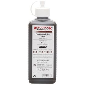 Schmincke Aero Color No:602 Brown Brazil 250 ML Akrilik Mürekkep