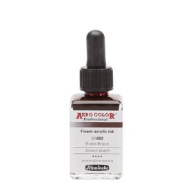 Schmincke Aero Color No:602 Brown Brazil 28 ML Akrilik Mürekkep