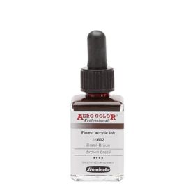 Schmincke Aero Color No:602 Brown Brazil 28 ML Akrilik Mürekkep
