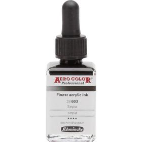 Schmincke Aero Color No:603 Sepia 28 ml Akrilik Mürekkep