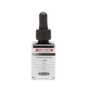 Schmincke Aero Color No:603 Sepia 28 ml Akrilik Mürekkep