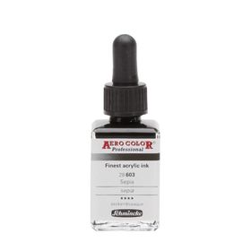 Schmincke Aero Color No:603 Sepia 28 ml Akrilik Mürekkep