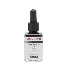 Schmincke Aero Color No:603 Sepia 28 ml Akrilik Mürekkep
