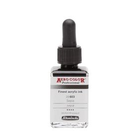 Schmincke Aero Color No:603 Sepia 28 ml Akrilik Mürekkep
