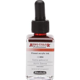Schmincke Aero Color No:604 Burnt Sienna 28 ml Akrilik Mürekkep