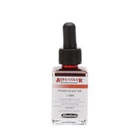 Schmincke Aero Color No:604 Burnt Sienna 28 ml Akrilik Mürekkep