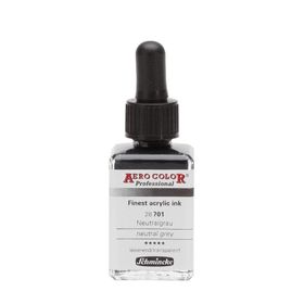 Schmincke Aero Color No:701 Neutral Grey 28 ml Akrilik Mürekkep