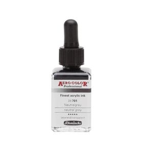 Schmincke Aero Color No:701 Neutral Grey 28 ml Akrilik Mürekkep