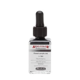 Schmincke Aero Color No:701 Neutral Grey 28 ml Akrilik Mürekkep