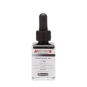 Schmincke Aero Color No:702 Black 28 ML Akrilik Mürekkep