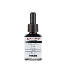 Schmincke Aero Color No:702 Black 28 ML Akrilik Mürekkep