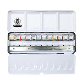 Schmincke Akademie 12 Renk 1 2 Tablet +12 Tablet Yeri 75 412 Sulu Boya