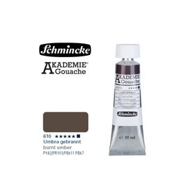 Schmincke Akademie 20 ml 610 Burnt Umber Guaj Boya