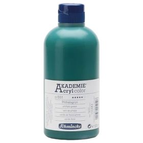 Schmincke Akademie 551 Phthalo Green 500 ml Akrilik Boya