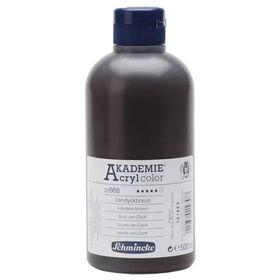 Schmincke Akademie 668 Vandyke Brown 500 ml Akrilik Boya