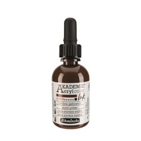 Schmincke Akademie 669 Burnt Umber 500 ml Akrilik Mürekkep Boya
