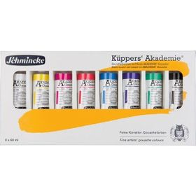 Schmincke Akademie 8 x 60 ml Küpper Guaj Boya