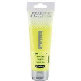 Schmincke Akademie 845 Neon Yellow 120 ml Akrilik Boya