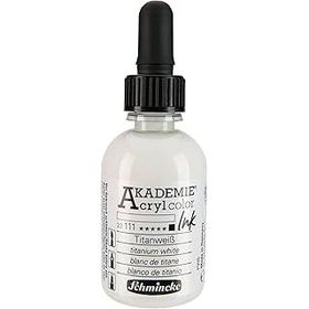 Schmincke Akademie No:111 Titanium White 50 ml Akrilik Mürekkep