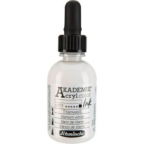 Schmincke Akademie No:111 Titanium White 50 ml Akrilik Mürekkep