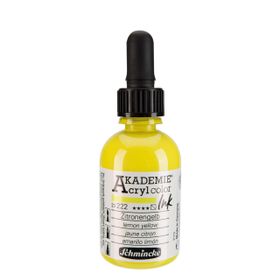Schmincke Akademie No:222 Lemon Yellow 50 ml Akrilik Mürekkep