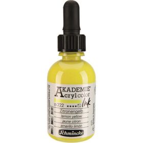 Schmincke Akademie No:222 Lemon Yellow 50 ml Akrilik Mürekkep