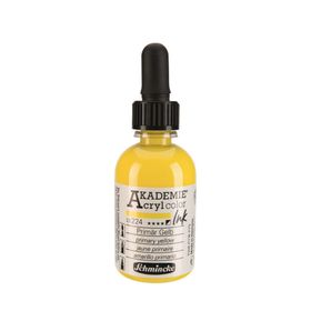 Schmincke Akademie No:224 Primary Yellow 50 ml Akrilik Mürekkep