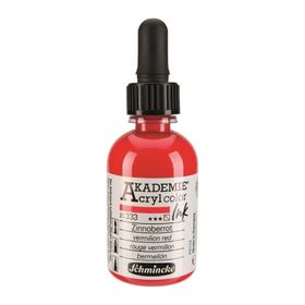 Schmincke Akademie No:333 Vermilion Red 50 ml Akrilik Mürekkep