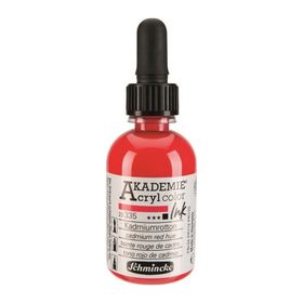 Schmincke Akademie No:335 Cadmium Red Hue 50 ml Akrilik Mürekkep